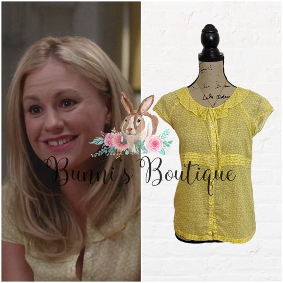 J. Crew Tops - Sookie Stackhouse J.Crew Bunny Print Blouse True Blood